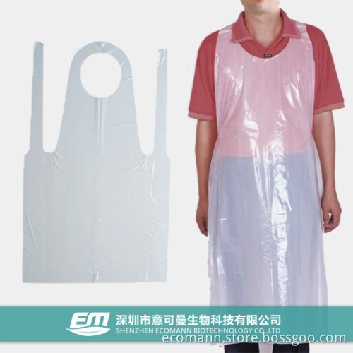 Bio-Degradable Plastic Apron